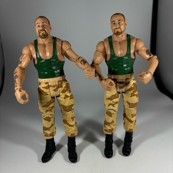 WWE Battle Pack Series 40‎ Bushwackers Luke & Butch Mattel Figures 2013 - Picture 1 of 3